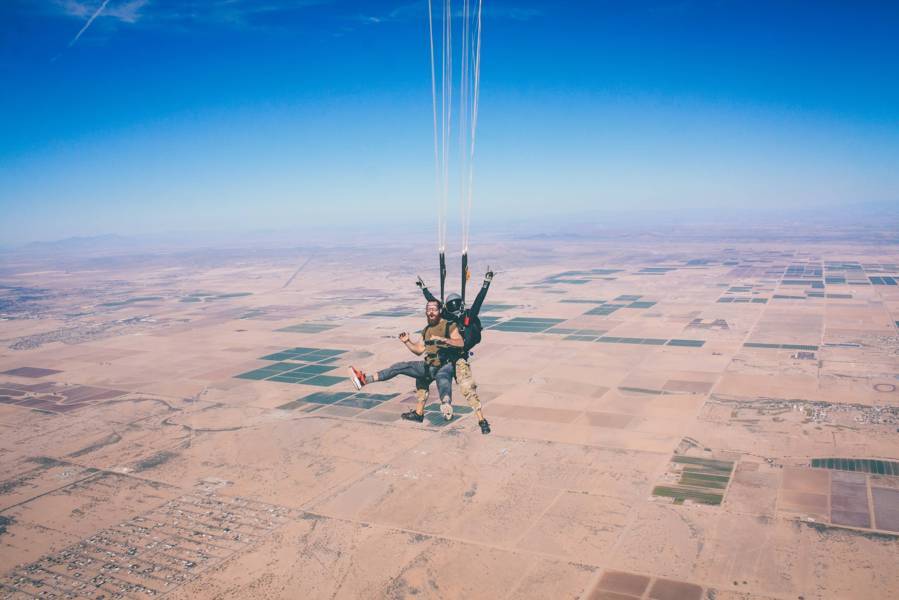 skydiving in gujarat